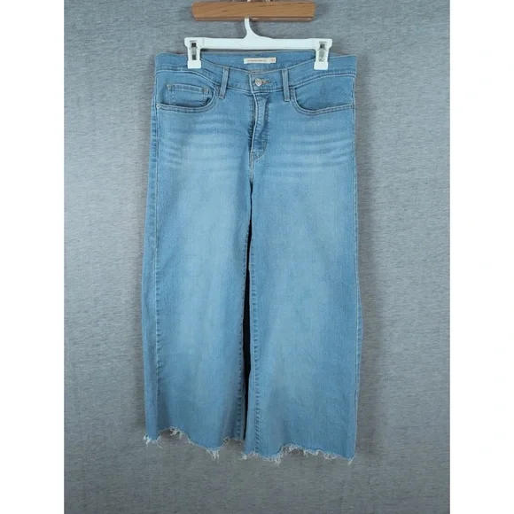 Levi’s 318 Shaping Wide Leg Jeans- Altered - Picture 5 of 15